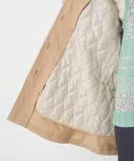 NHUCF80490 GIANNI LO GIUDICE(小さいサイズ)(メゾン ドゥ サンク) ライナー付きテトロンストレッチコート ベージュ