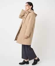 NHUCF80490 GIANNI LO GIUDICE(小さいサイズ)(メゾン ドゥ サンク) ライナー付きテトロンストレッチコート ベージュ