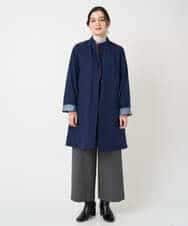 NHUCF80490 GIANNI LO GIUDICE(小さいサイズ)(メゾン ドゥ サンク) ライナー付きテトロンストレッチコート ベージュ