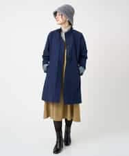 NHUCF80490 GIANNI LO GIUDICE(小さいサイズ)(メゾン ドゥ サンク) ライナー付きテトロンストレッチコート ベージュ