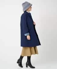 NHUCF80490 GIANNI LO GIUDICE(小さいサイズ)(メゾン ドゥ サンク) ライナー付きテトロンストレッチコート ベージュ