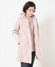 NHUEC80460 GIANNI LO GIUDICE(小さいサイズ)(メゾン ドゥ サンク) ライナー付きタフタロングコート ライトグレー