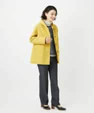 NHUEF85390 GIANNI LO GIUDICE(小さいサイズ)(メゾン ドゥ サンク) フード付きグログランコート ライトグリーン