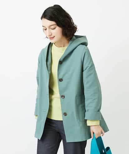 NHUEF85390 GIANNI LO GIUDICE(小さいサイズ) フード付きグログランコート