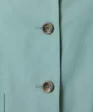 NHUEF85390 GIANNI LO GIUDICE(小さいサイズ)(メゾン ドゥ サンク) フード付きグログランコート ライトグリーン