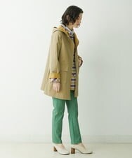 NHUET01490 GIANNI LO GIUDICE(小さいサイズ)(メゾン ドゥ サンク) [洗える]リバーコットンツイルフーディーコート ベージュ系