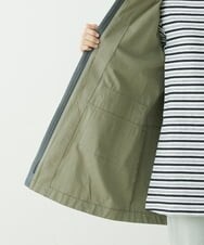 NHUET01490 GIANNI LO GIUDICE(小さいサイズ)(メゾン ドゥ サンク) [洗える]リバーコットンツイルフーディーコート ベージュ系