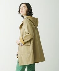 NHUET01490 GIANNI LO GIUDICE(小さいサイズ)(メゾン ドゥ サンク) [洗える]リバーコットンツイルフーディーコート ベージュ系