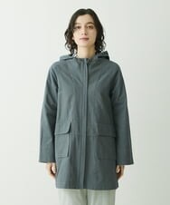 NHUET01490 GIANNI LO GIUDICE(小さいサイズ)(メゾン ドゥ サンク) [洗える]リバーコットンツイルフーディーコート ベージュ系