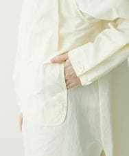 NHUET05390 GIANNI LO GIUDICE(小さいサイズ)(メゾン ドゥ サンク) ハイストレッチナイロンコート アイボリー