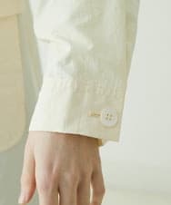 NHUET05390 GIANNI LO GIUDICE(小さいサイズ)(メゾン ドゥ サンク) ハイストレッチナイロンコート アイボリー