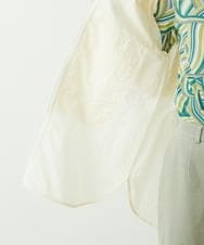 NHUET05390 GIANNI LO GIUDICE(小さいサイズ)(メゾン ドゥ サンク) ハイストレッチナイロンコート アイボリー