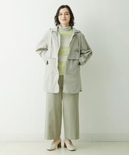 NHUET05390 GIANNI LO GIUDICE(小さいサイズ)(メゾン ドゥ サンク) ハイストレッチナイロンコート アイボリー
