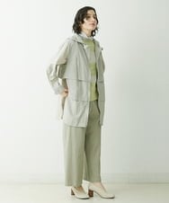 NHUET05390 GIANNI LO GIUDICE(小さいサイズ)(メゾン ドゥ サンク) ハイストレッチナイロンコート アイボリー