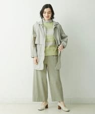 NHUET05390 GIANNI LO GIUDICE(小さいサイズ)(メゾン ドゥ サンク) ハイストレッチナイロンコート アイボリー