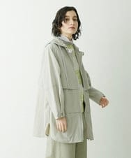 NHUET05390 GIANNI LO GIUDICE(小さいサイズ)(メゾン ドゥ サンク) ハイストレッチナイロンコート アイボリー