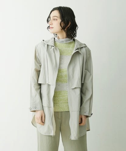 NHUET05390  ハイストレッチナイロンコート