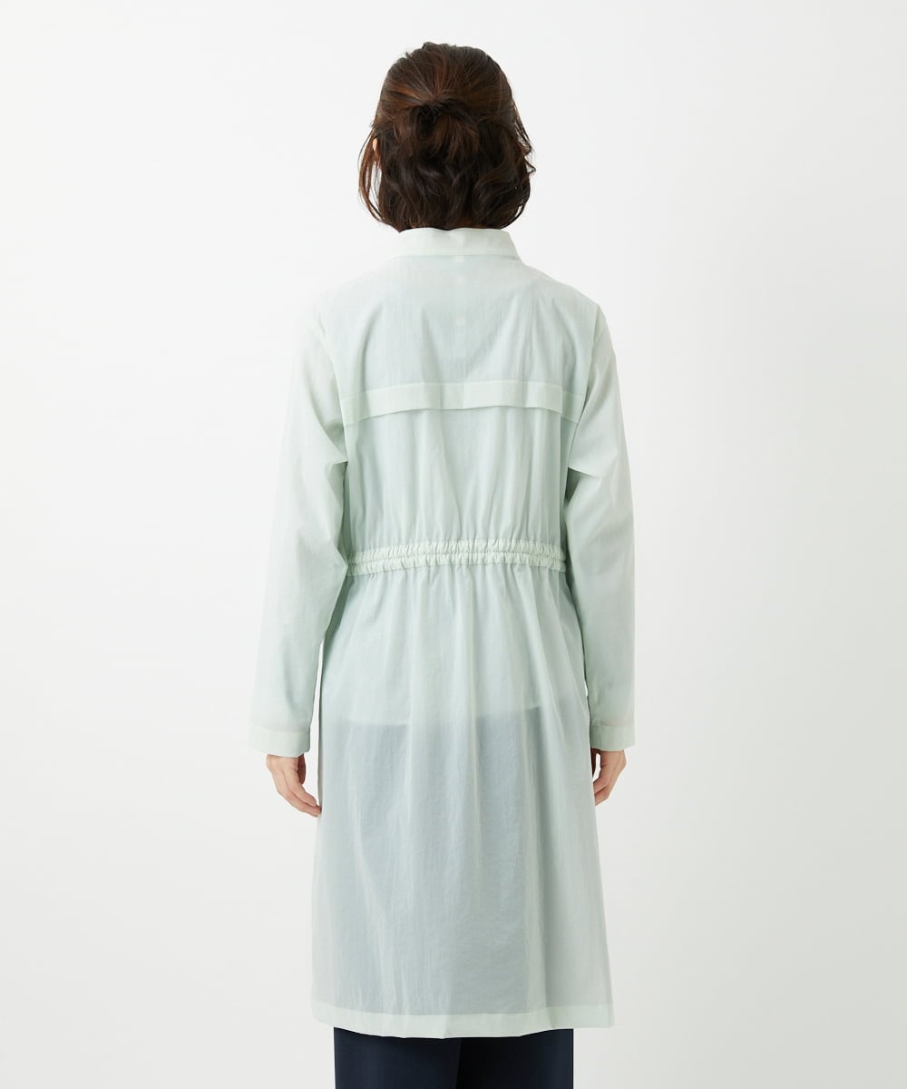 NHUGF37450 GIANNI LO GIUDICE(小さいサイズ)(メゾン ドゥ サンク) ナイロンストレッチタフタコート グリーン