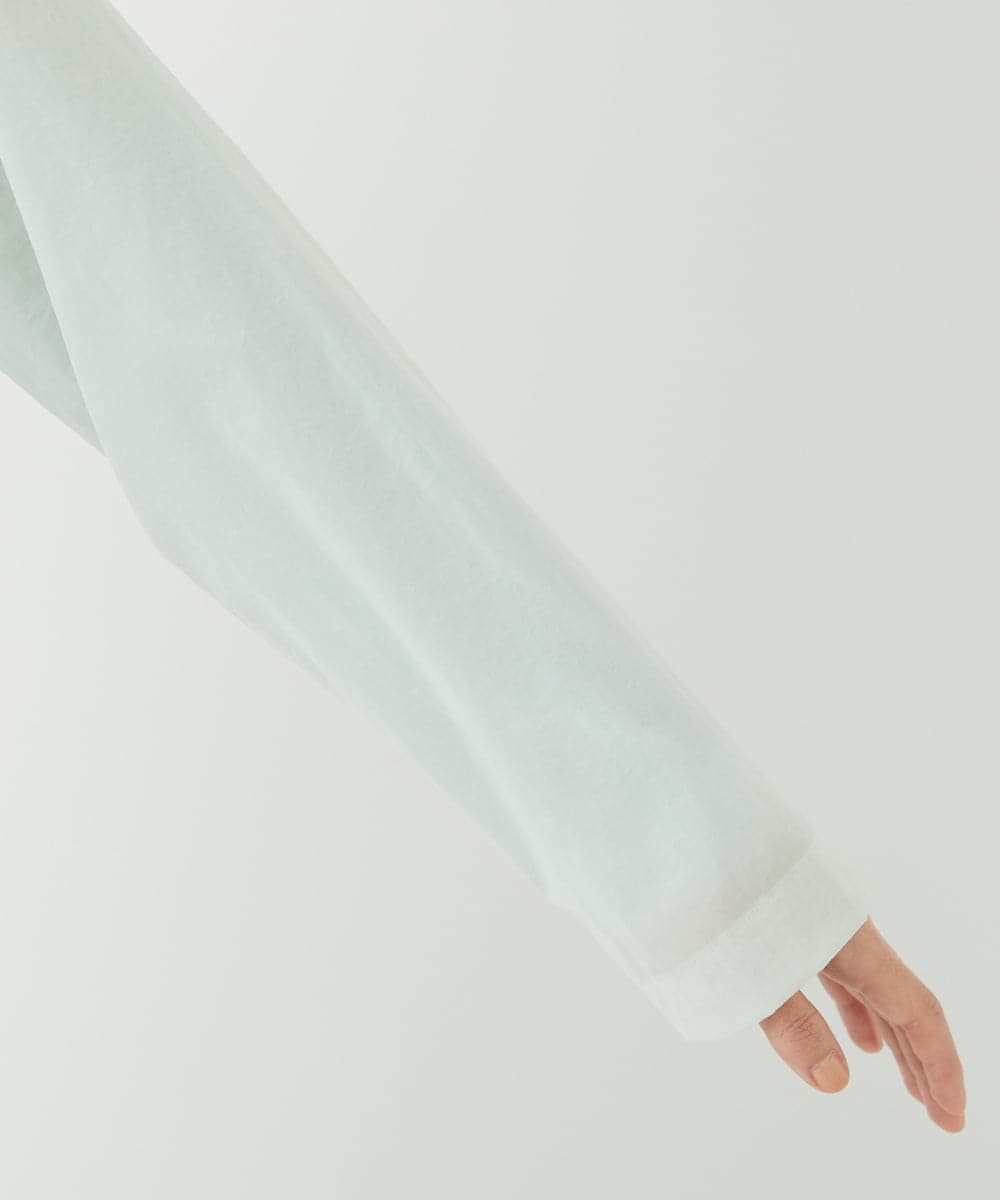 NHUGF37450 GIANNI LO GIUDICE(小さいサイズ)(メゾン ドゥ サンク) ナイロンストレッチタフタコート グリーン