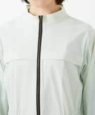 NHUGF37450 GIANNI LO GIUDICE(小さいサイズ)(メゾン ドゥ サンク) ナイロンストレッチタフタロングコート グリーン