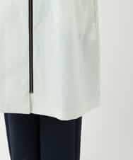 NHUGF37450 GIANNI LO GIUDICE(小さいサイズ)(メゾン ドゥ サンク) ナイロンストレッチタフタロングコート グリーン