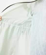 NHUGF37450 GIANNI LO GIUDICE(小さいサイズ)(メゾン ドゥ サンク) ナイロンストレッチタフタロングコート グリーン