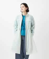 NHUGF37450 GIANNI LO GIUDICE(小さいサイズ)(メゾン ドゥ サンク) ナイロンストレッチタフタコート グリーン