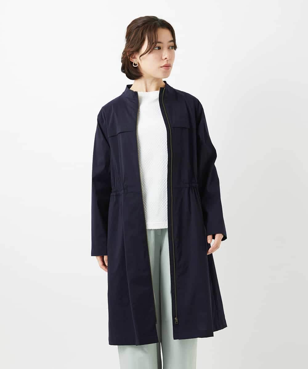 NHUGF37450 GIANNI LO GIUDICE(小さいサイズ)(メゾン ドゥ サンク) ナイロンストレッチタフタコート グリーン