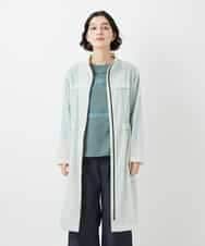 NHUGF37450 GIANNI LO GIUDICE(小さいサイズ)(メゾン ドゥ サンク) ナイロンストレッチタフタコート グリーン