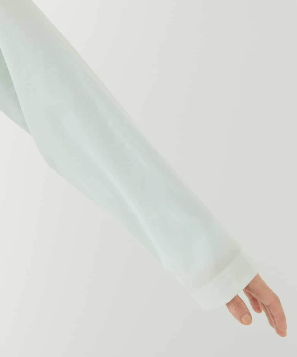 NHUGF37450 GIANNI LO GIUDICE(小さいサイズ)(メゾン ドゥ サンク) ナイロンストレッチタフタコート グリーン