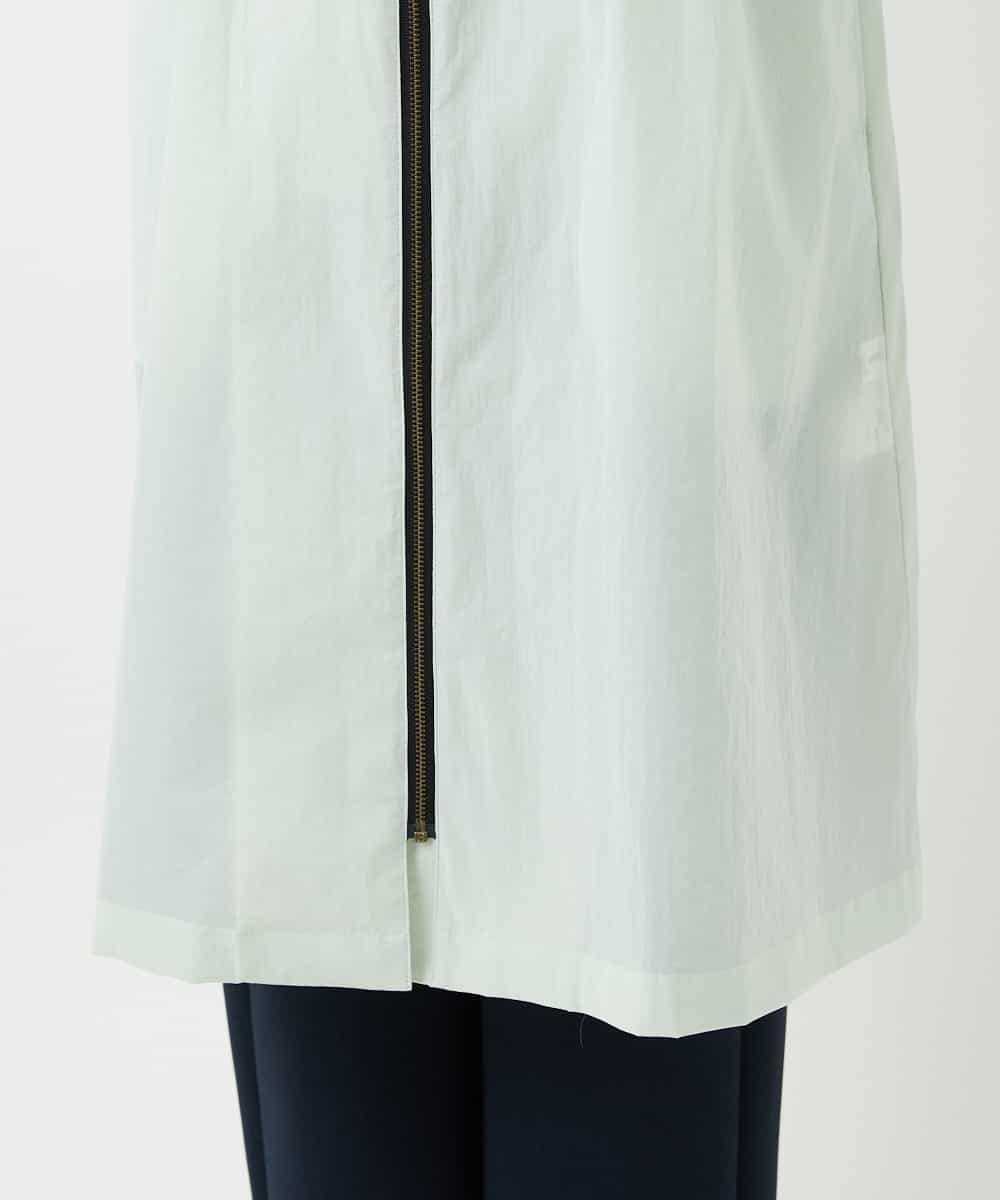 NHUGF37450 GIANNI LO GIUDICE(小さいサイズ)(メゾン ドゥ サンク) ナイロンストレッチタフタコート グリーン