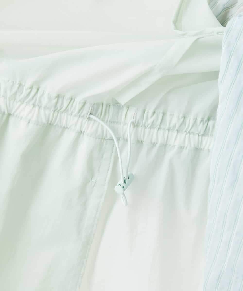 NHUGF37450 GIANNI LO GIUDICE(小さいサイズ)(メゾン ドゥ サンク) ナイロンストレッチタフタコート グリーン