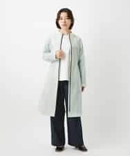 NHUGF37450 GIANNI LO GIUDICE(小さいサイズ)(メゾン ドゥ サンク) ナイロンストレッチタフタコート グリーン