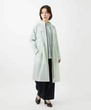 NHUGF37450 GIANNI LO GIUDICE(小さいサイズ)(メゾン ドゥ サンク) ナイロンストレッチタフタコート グリーン