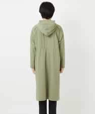 NHUHC90390 GIANNI LO GIUDICE(小さいサイズ)(メゾン ドゥ サンク) [撥水加工]ナイロンリぺレントロングコート カーキ