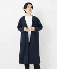 NHUHC90390 GIANNI LO GIUDICE(小さいサイズ)(メゾン ドゥ サンク) [撥水加工]ナイロンリぺレントロングコート カーキ