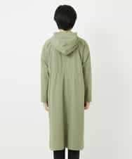 NHUHC90390 GIANNI LO GIUDICE(小さいサイズ)(メゾン ドゥ サンク) [撥水加工]ナイロンリぺレントロングコート カーキ