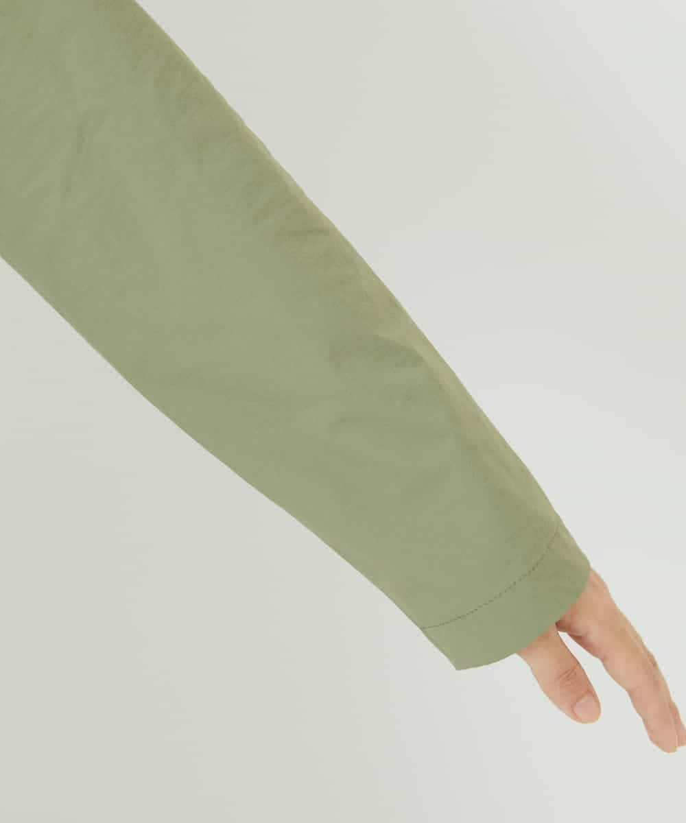 NHUHC90390 GIANNI LO GIUDICE(小さいサイズ)(メゾン ドゥ サンク) [撥水加工]ナイロンリぺレントロングコート カーキ