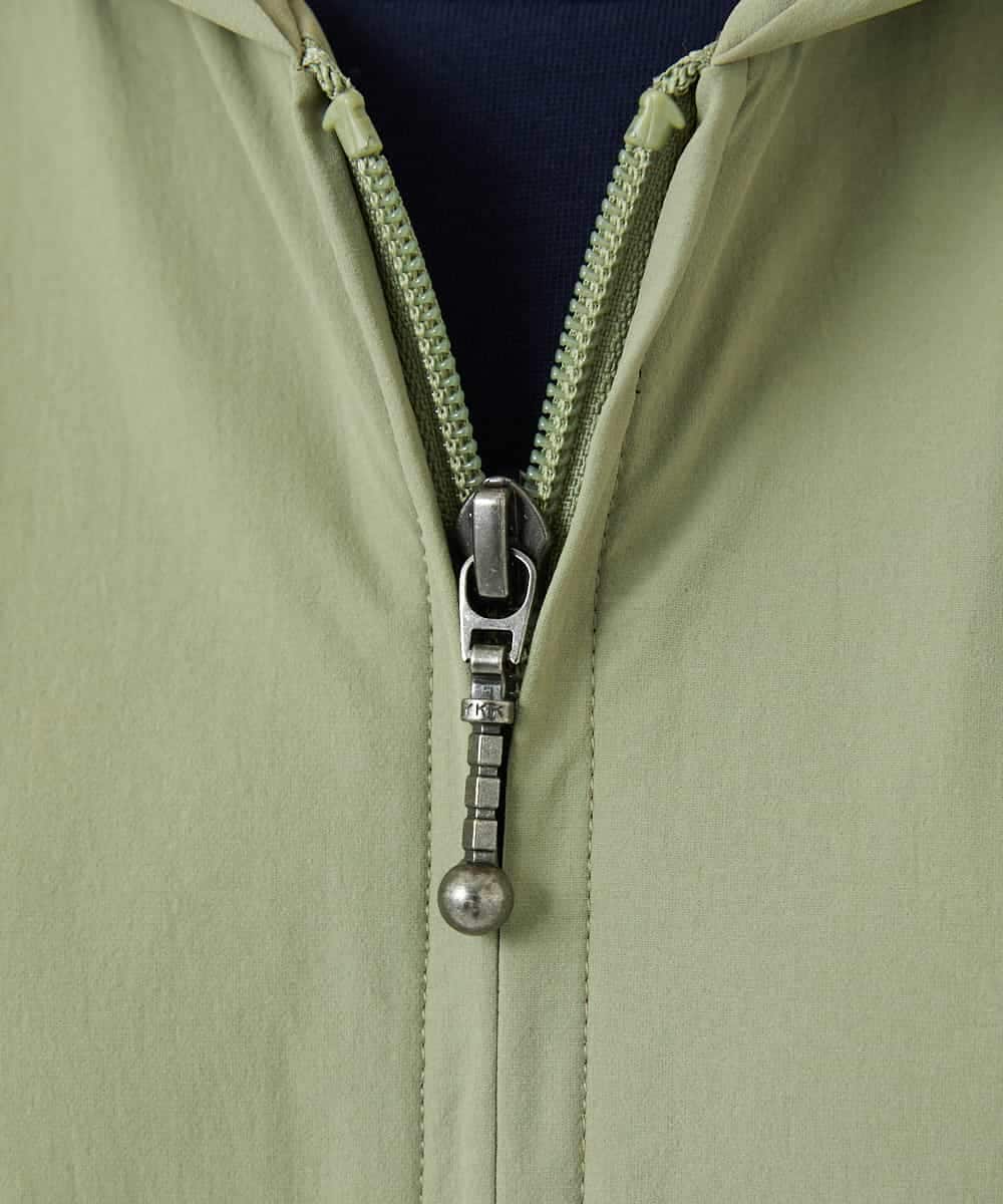 NHUHC90390 GIANNI LO GIUDICE(小さいサイズ)(メゾン ドゥ サンク) [撥水加工]ナイロンリぺレントロングコート カーキ