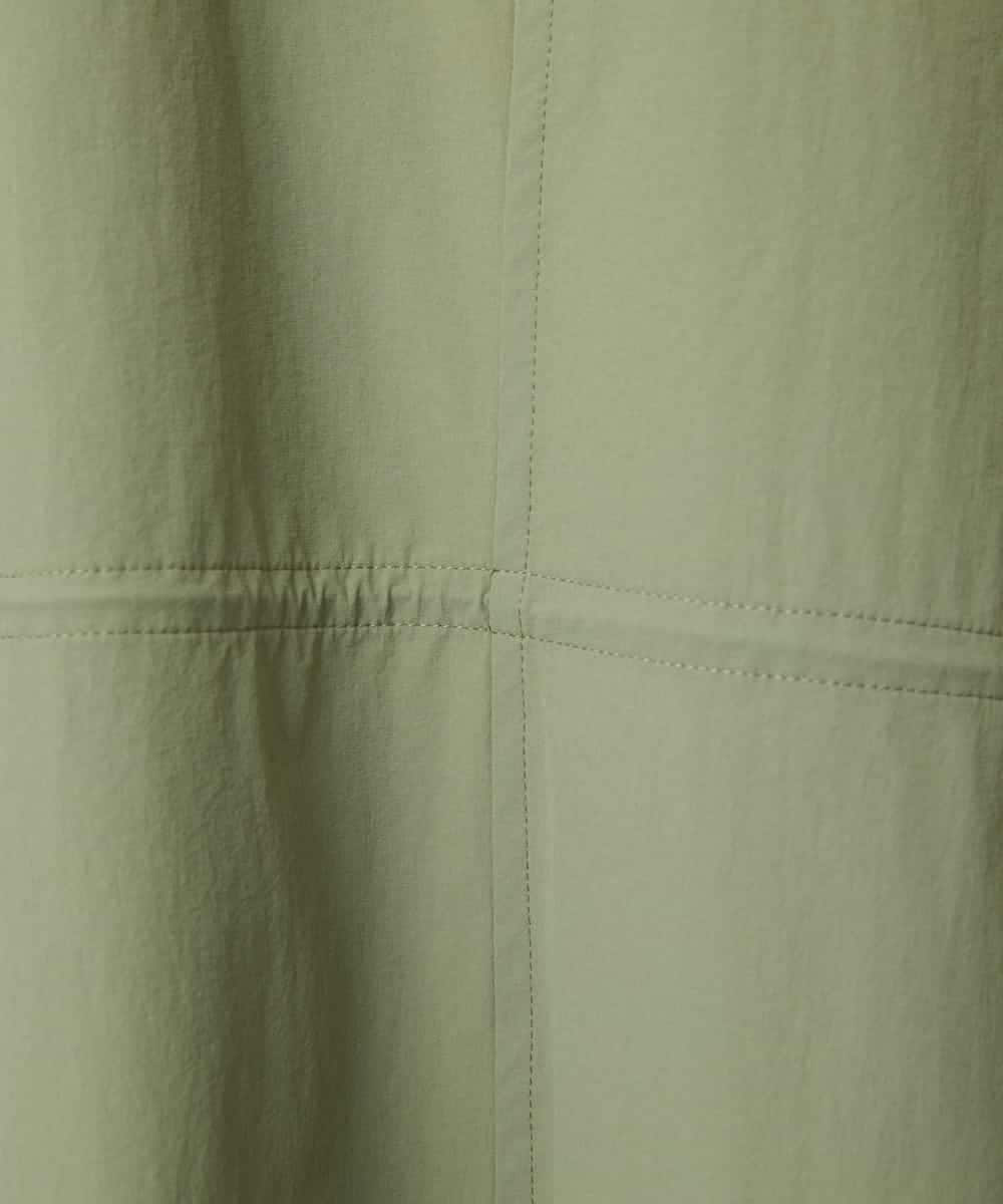 NHUHC90390 GIANNI LO GIUDICE(小さいサイズ)(メゾン ドゥ サンク) [撥水加工]ナイロンリぺレントロングコート カーキ