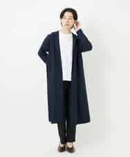 NHUHC90390 GIANNI LO GIUDICE(小さいサイズ)(メゾン ドゥ サンク) [撥水加工]ナイロンリぺレントロングコート カーキ