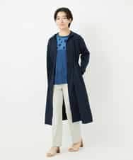 NHUHC90390 GIANNI LO GIUDICE(小さいサイズ)(メゾン ドゥ サンク) [撥水加工]ナイロンリぺレントロングコート カーキ