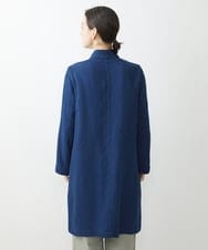 NHUJS14450 GIANNI LO GIUDICE(小さいサイズ)(メゾン ドゥ サンク) 二重織ガーゼデニムライトコート ネイビー