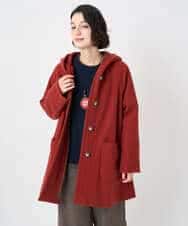 NHVAE32590 GIANNI LO GIUDICE(小さいサイズ)(メゾン ドゥ サンク) ウールモッサフーディーコート ベージュ