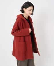 NHVAE32590 GIANNI LO GIUDICE(小さいサイズ)(メゾン ドゥ サンク) ウールモッサフーディーコート ベージュ