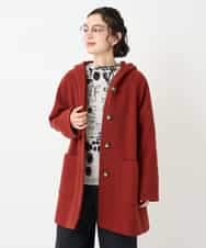 NHVAE32590 GIANNI LO GIUDICE(小さいサイズ)(メゾン ドゥ サンク) ウールモッサフーディーコート ベージュ