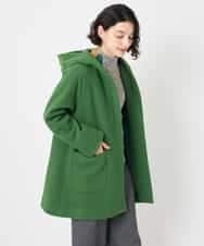 NHVAE32590 GIANNI LO GIUDICE(小さいサイズ)(メゾン ドゥ サンク) ウールモッサフーディーコート ベージュ