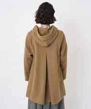 NHVAE32590 GIANNI LO GIUDICE(小さいサイズ)(メゾン ドゥ サンク) ウールモッサフーディーコート ベージュ