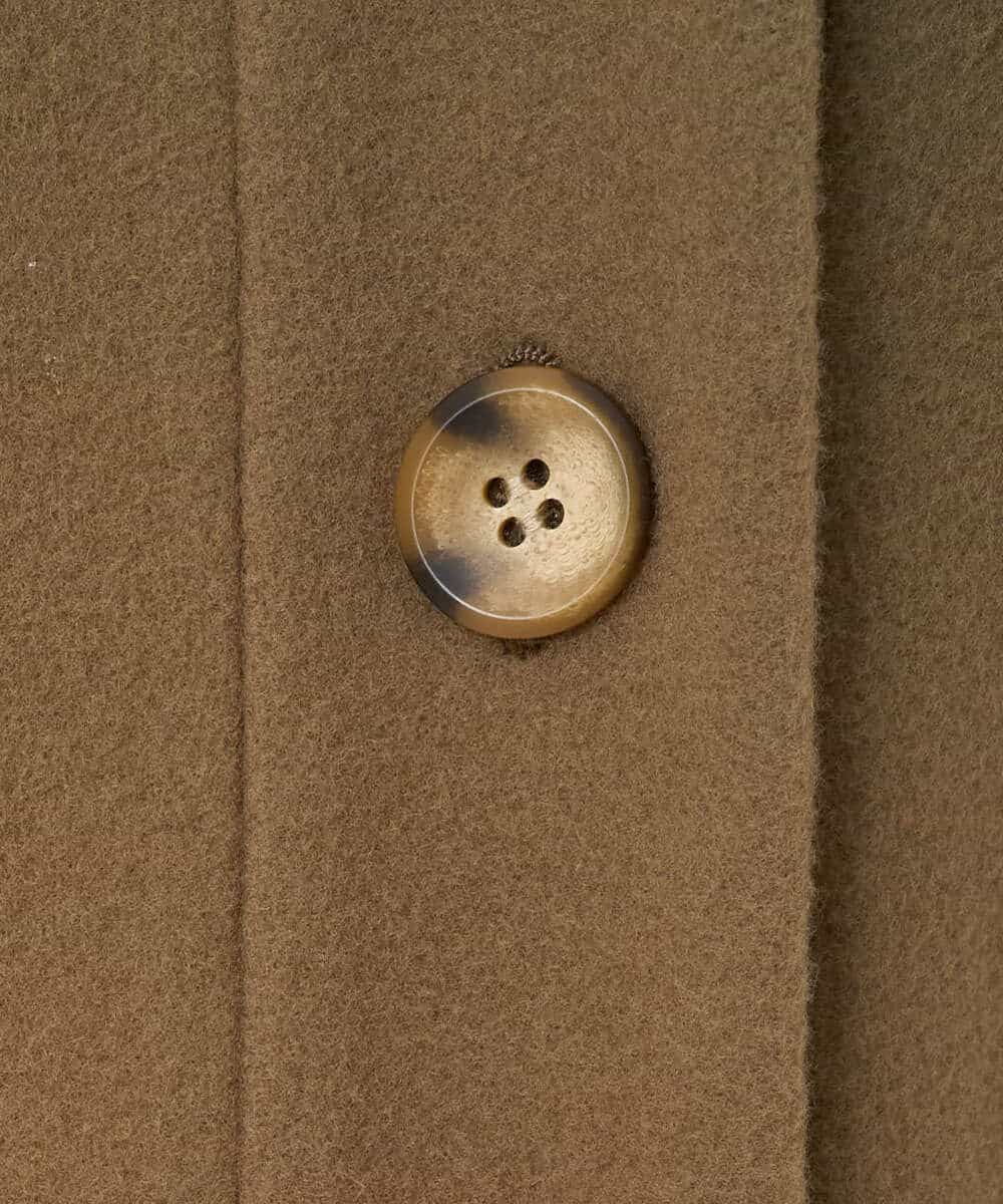 NHVAE32590 GIANNI LO GIUDICE(小さいサイズ)(メゾン ドゥ サンク) ウールモッサフーディーコート ベージュ