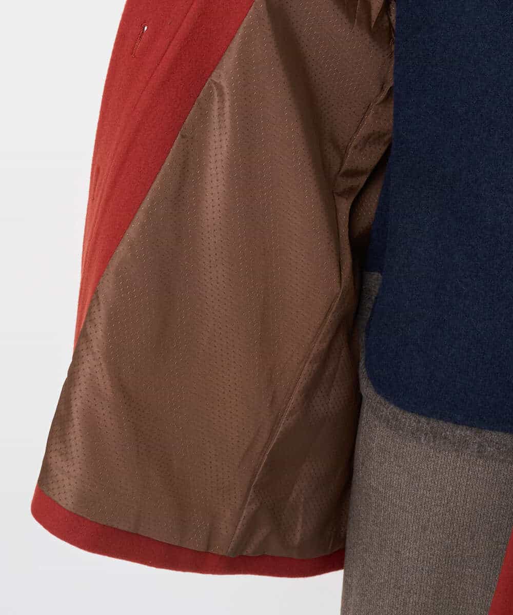 NHVAE32590 GIANNI LO GIUDICE(小さいサイズ)(メゾン ドゥ サンク) ウールモッサフーディーコート ベージュ